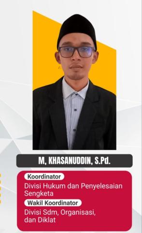 Anggota Bawaslu Rembang, M. Khasanuddin, S.Pd