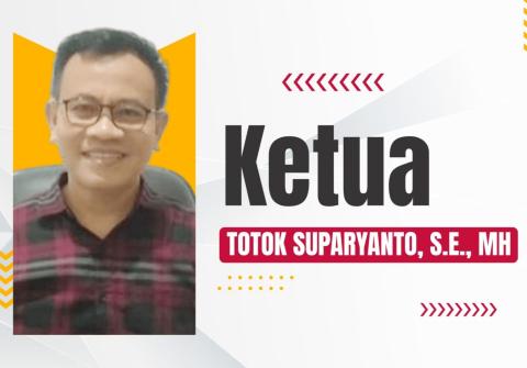 Ketua Bawaslu Rembang, Totok Suparyanto, S.E., M.H