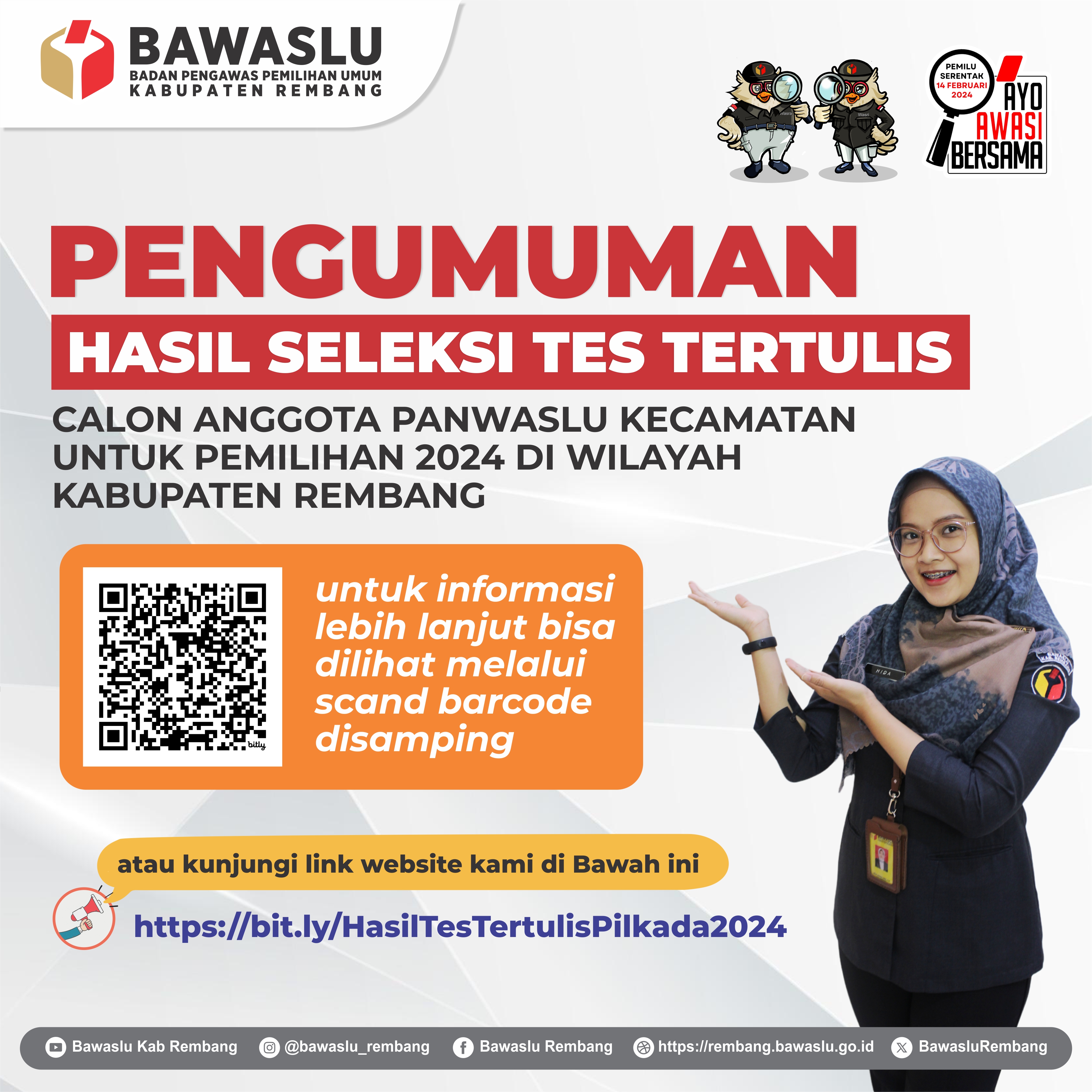 Poster Tes Tertulis