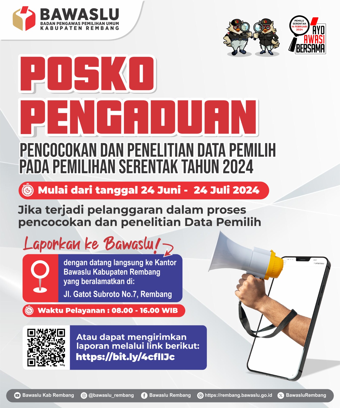 poster posko kawal hak pilih