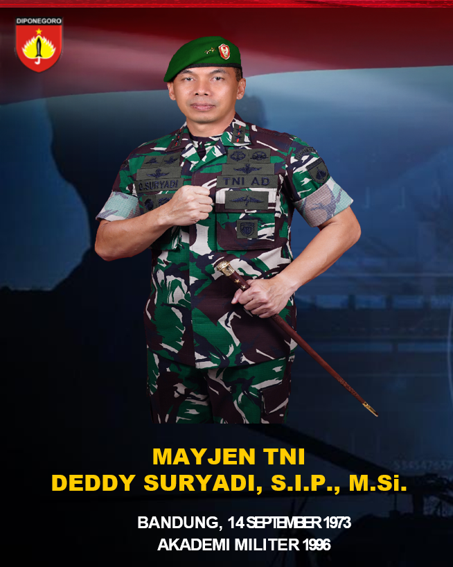 Mayjen TNI Deddy Suryadi, S.I.P., M.S.i.