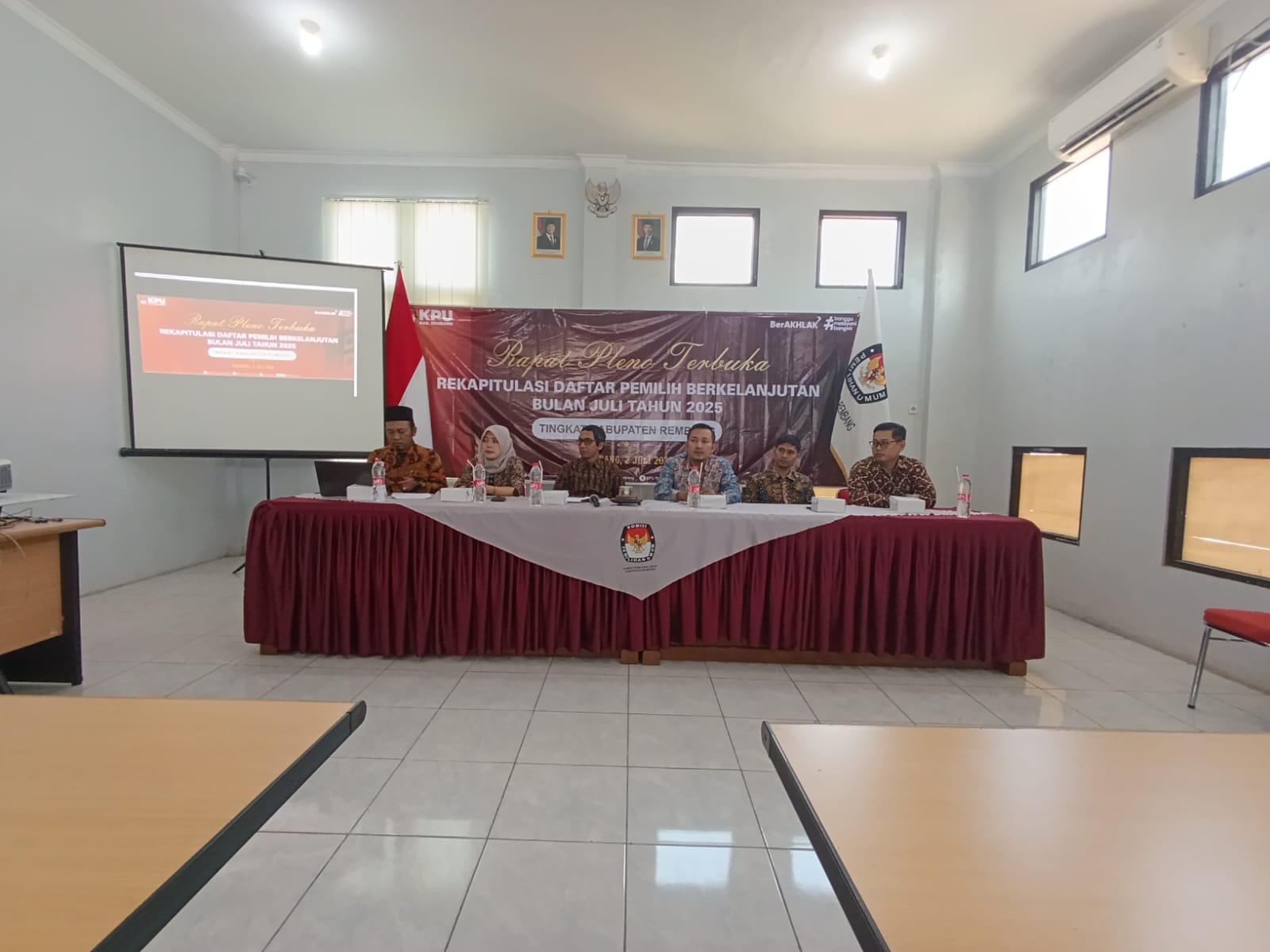  Rekapitulasi Daftar Pemilih Berkelanjutan Bulan Juli 2025.