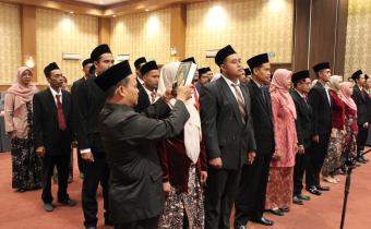 Pengambilan sumpah/janji Anggota Panwaslu Kecamatan se-Kabupaten Rembang
