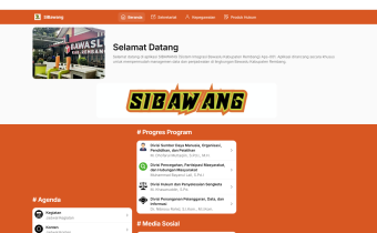 Tangkapan layar aplikasi SiBawang